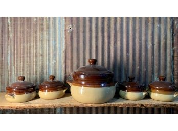 Chili / Soup Bowl Set, Stoneware, 5 Piece Set