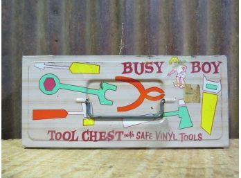 Vintage 1950's Busy Boy Tool Chest, No Tools