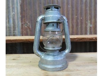 Modern Kerosene Silver Barn Lantern, 7.5' Tall Unbranded