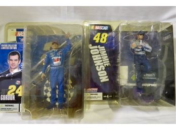 NASCAR Action Figures, Jeff Gordon & Jimmie Johnson, NIB