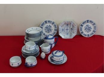 Blue And White Set