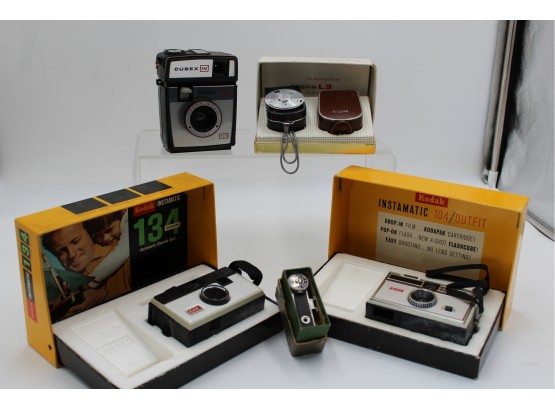 Vintage Cameras And Light Meters