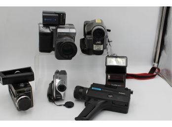 Vintage Video Cameras And 1 Camera