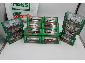 15 Minature Hess Collection 1998-2012