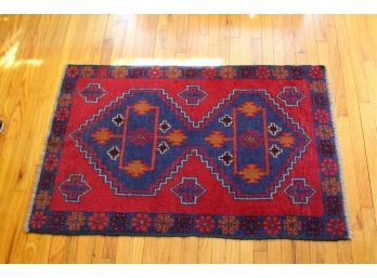 Vibrant Hand Done Rug