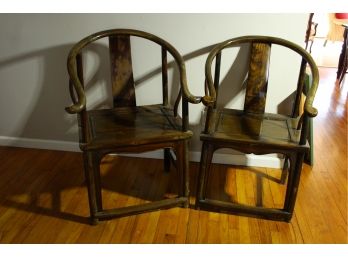 Pair Of Antique Asian Chairs