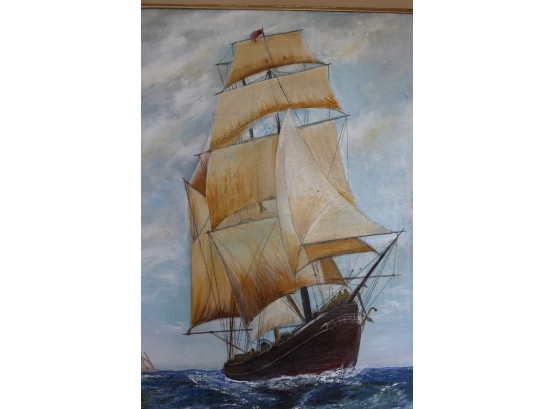 Ship Oil Painting