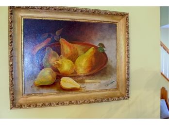 Pear Oil Painting