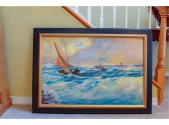 Oil Painting Sailing