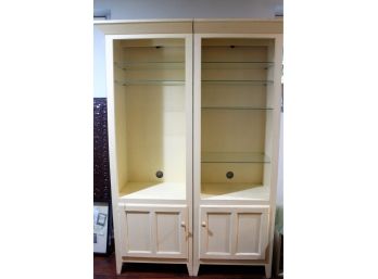 2 Piece Cabinet/shelve Units