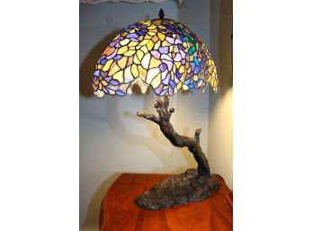 Tree Lamp Stain Glass