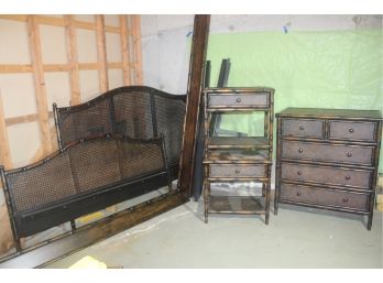 Vintage Bamboo Bedroom Set