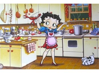 Betty Boop 'Kitchen Goddess' Litho