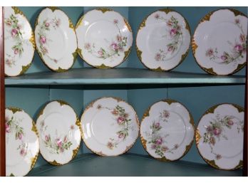 10 Limoges Haviland Plates