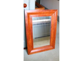 Antique Wood Mirror 21 1/4 W X 30 1/4 L