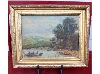 Early Vintage Decorative Oil Painting