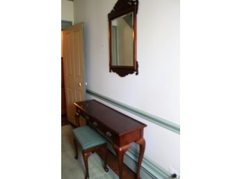 Hall Table Mirror & Bench Set
