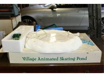 Department 56 Village Animated Skating Pond