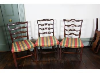 3 Different Mahogany Chairs