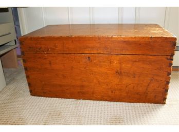 Early Antique Hope Chest 33'L X 17'w X 16'H