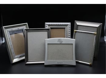 6 Silver Style Frames