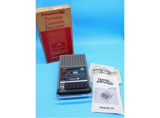 Pansonic Portable Cassette Recorder RQ-3/25 Box