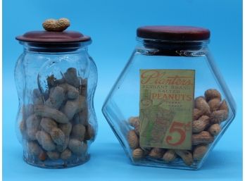 2 - Planters Peanuts 6 1/2' H