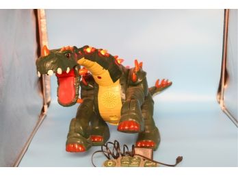Huge!  Fisher Price Dinosaur With Remote Battery Operated 24'L X 24'H