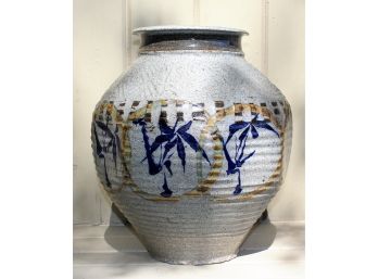 Hand-painted Ceramic Vase   15'H X 12'w  Very Nice
