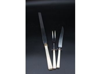 3 Piece Sterling Towle Carving Set