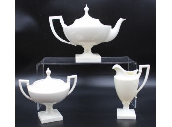 Teapot & Lid Colonial White By Lenox Set