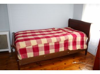 Mahogany Twin Bed Head & Foot Board