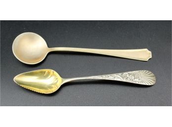 Sterling Grapefruit And Small Sauce Spoon