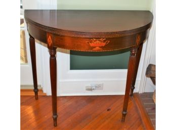 Charak Co. 1931 Numbered Matching Demilune Table