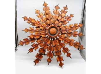 Wood Carved Sunflower Approx 30' Diameter
