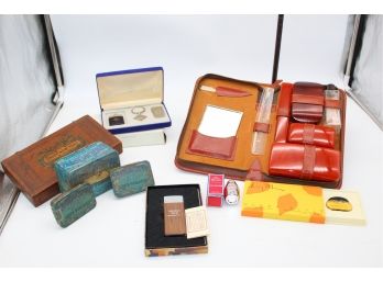 Vintage Boxes, Perfumes & Lighters Lot