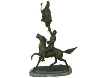 Frederic Remington Bronze Statue/Sculpture 37'H X 25'W