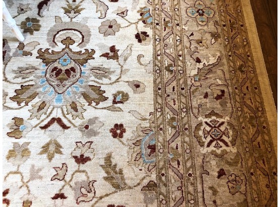 Genuine Hand Woven Pakistan Rug Currently Located In A Bedroom Mover Available