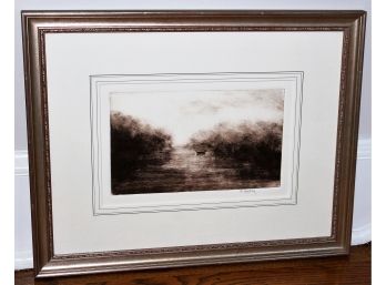 T.Hurley Pencil Signed Art