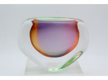 Sommerso Glass Vase