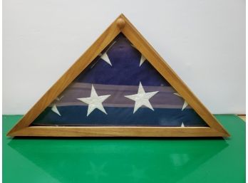 Flag In A Case
