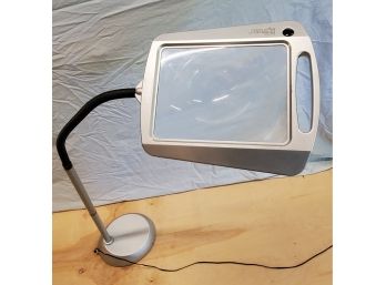 Large Standing Magnifying Glass With Light