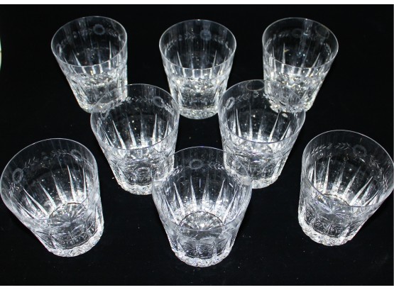 8  Wedgwood Double Old Fashioned Glasses