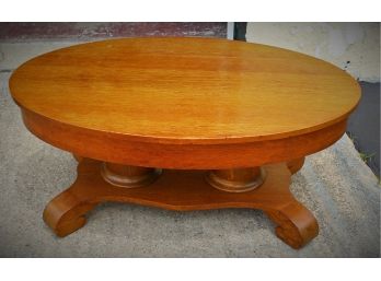 Antique Double Pedestal Coffee Table
