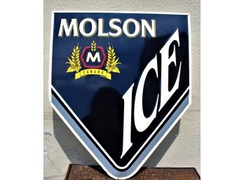 Molson Ice Tin Sign