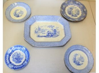 Lot Of Antique Staffordshire