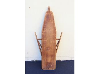 Vintage Collapsible Wooden Ironing Board