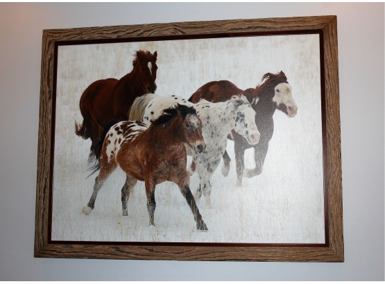 Horse Photograph On Canvas