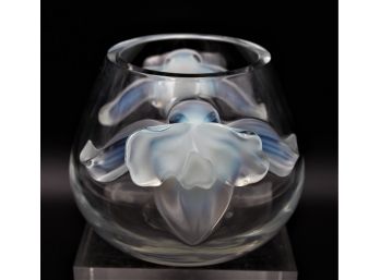 Lalique Orchidee Vase