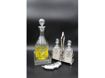 Decanter, Oil & Vinegar Set